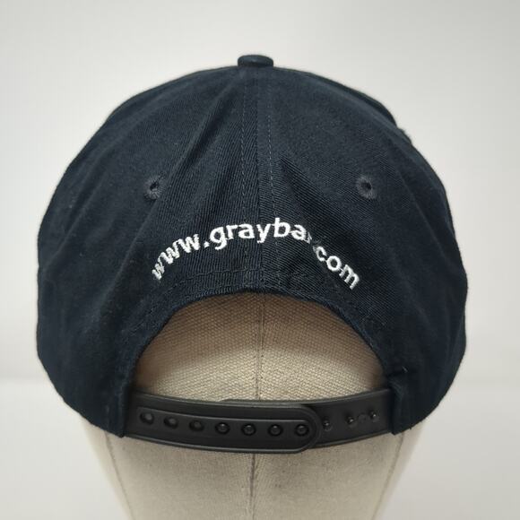Graybar Electrical Voice Data Snapback Cap Black One Size Adjustable Embroidered - Picture 6 of 10
